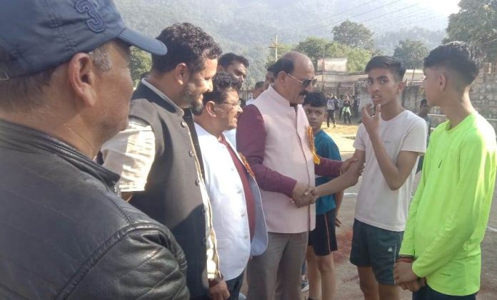 वन मंत्री सुबोध उनियाल ने किया खेल महाकुंभ नरेंद्रनगर का उद्घाटन