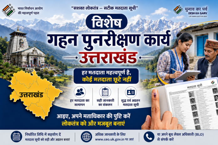 Uttarakhand SIR: पौड़ी की वोटर लिस्ट में सामने आईं बड़ी खामियां, 1.58 लाख मतदाताओं के रिकॉर्ड में मिली गड़बड़ी